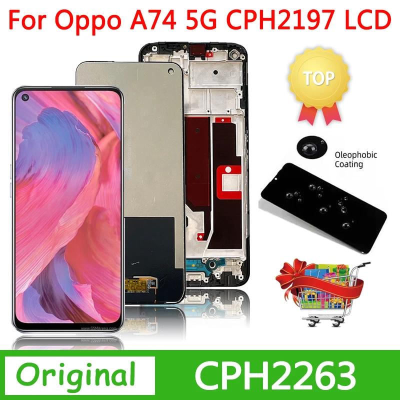 OPPO A74   LCD ÷,  , ġ ũ Ÿ , CPH2197, CPH2263, ÷ ü, 6.5 ġ